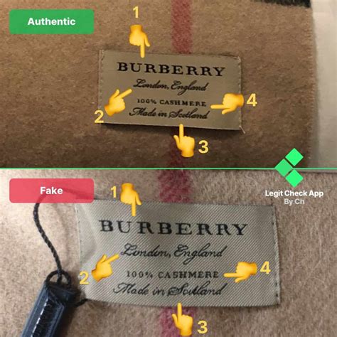 burberry scarf fake vs original|how to authenticate burberry.